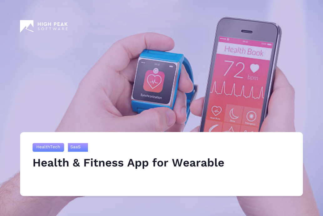 Health & Fitness App for Wearable