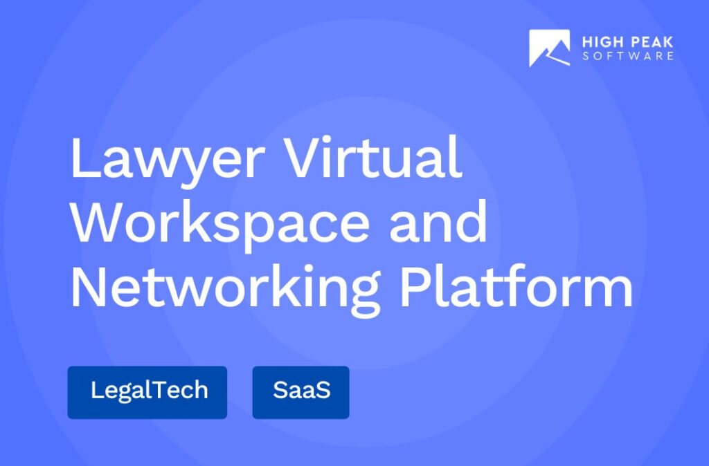 Lawyer Networking Platform High Peak Software