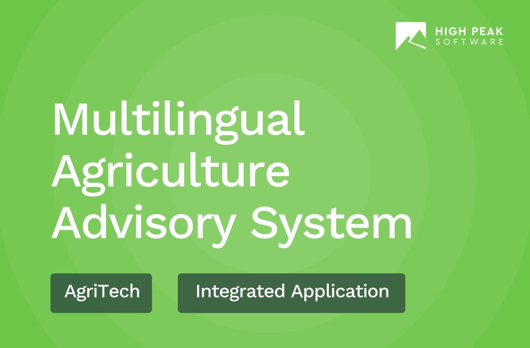 Agriculture Advisory System