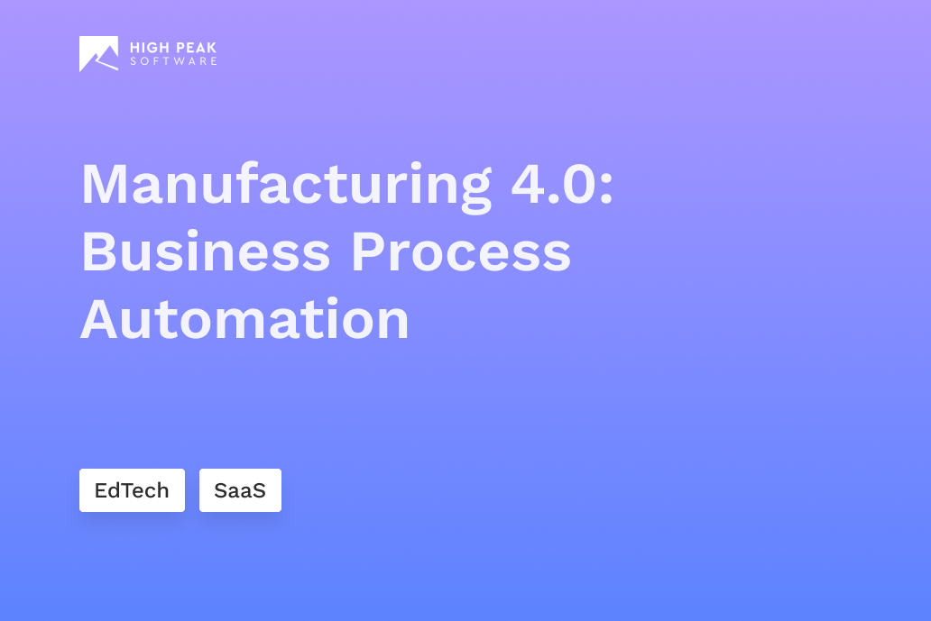 Manufacturing Process Optimization Solution