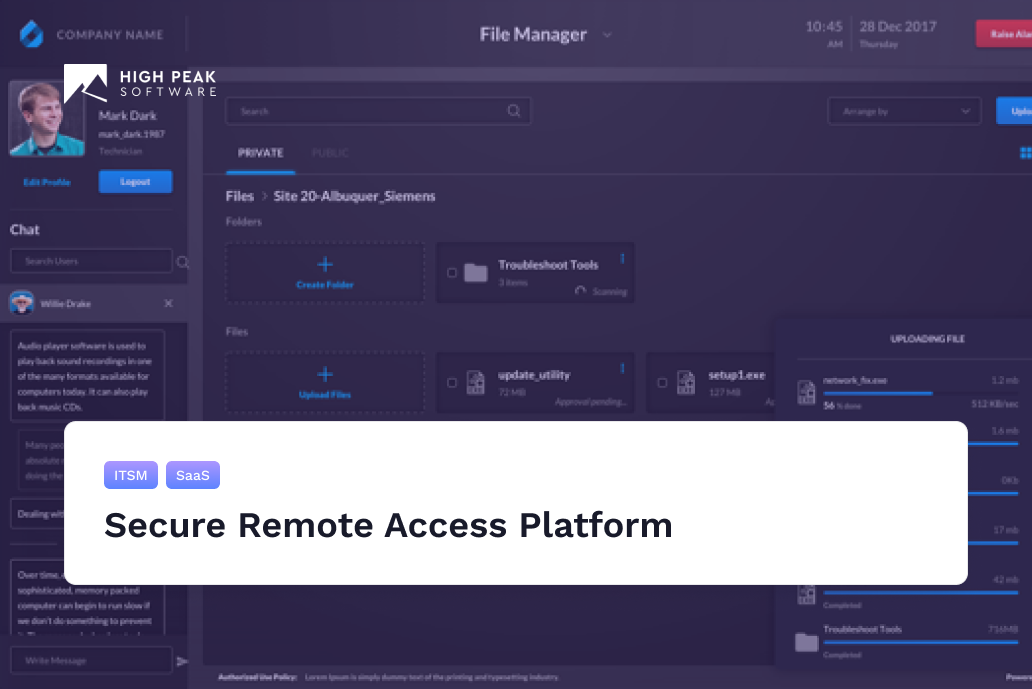 IIOT: Remote access platform for IoT devices