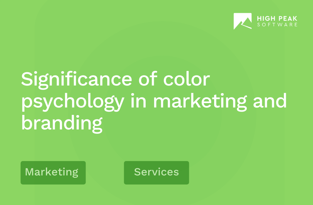 Significance of color psychology in marketing and branding