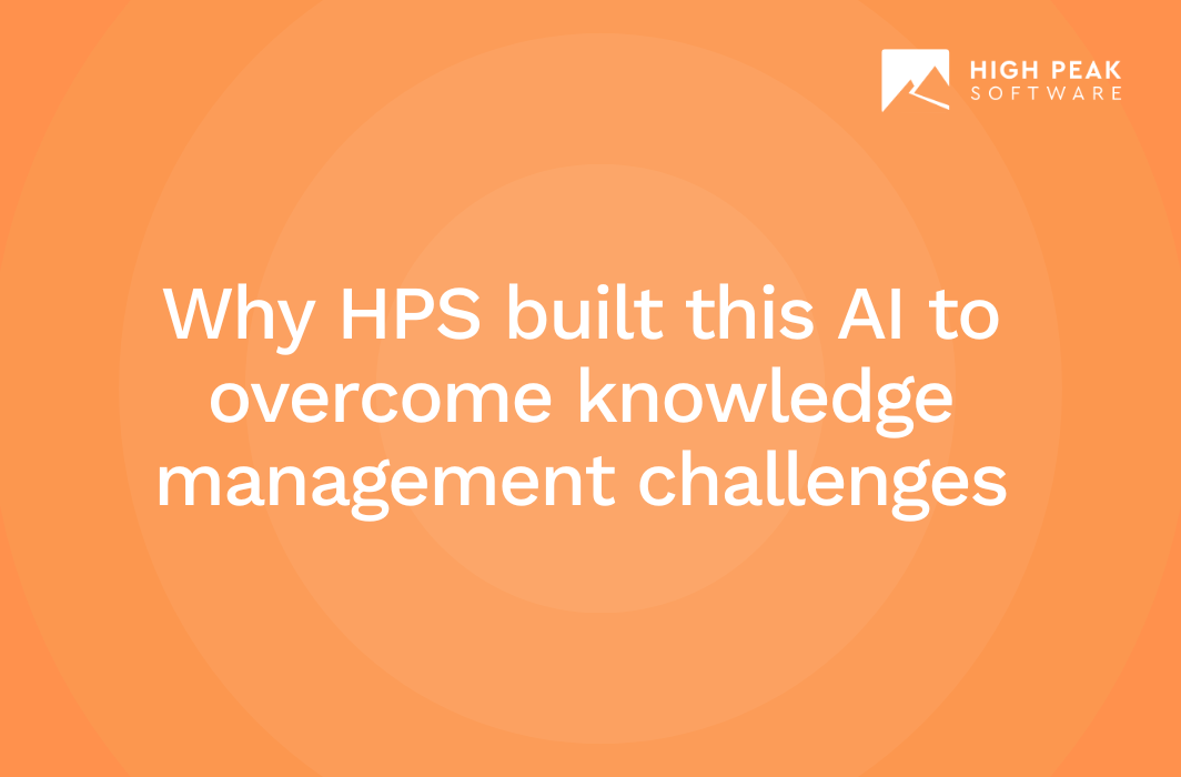 Why HPS built this AI to overcome knowledge management challenges