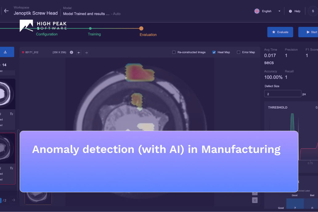 Anomaly detection (with AI) in Manufacturing