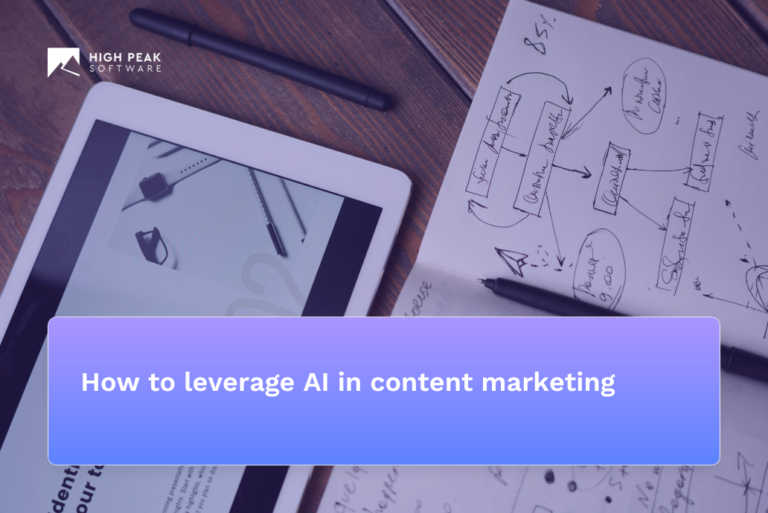 How to leverage AI in content marketing