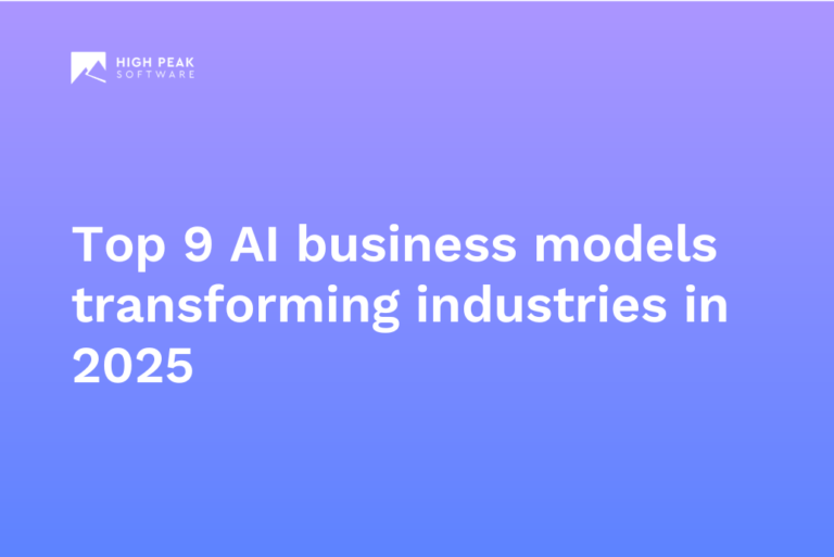 Top 9 AI business models transforming industries in 2024