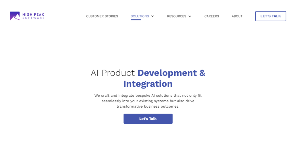 AI development solutions