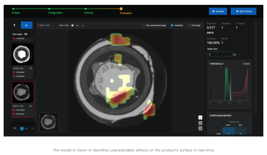 vision ai surface defect anomaly detection software