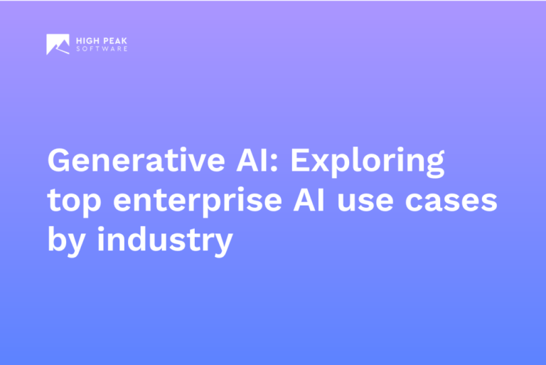 Generative AI: Exploring top enterprise AI use cases by industry