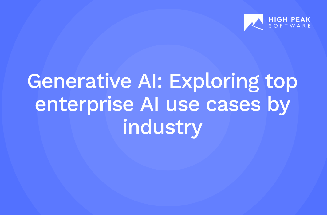 Generative AI Exploring top enterprise AI use cases by industry