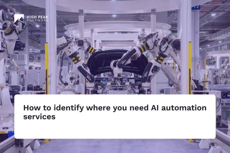 How to identify where you need AI automation services