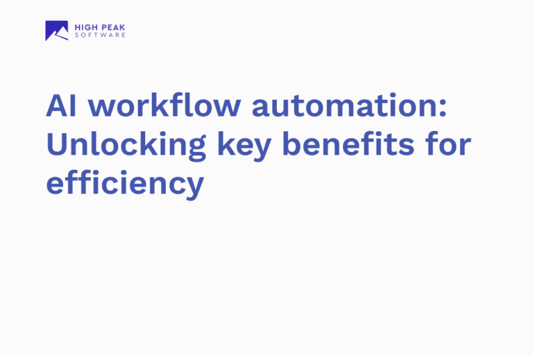 AI workflow automation: Unlocking key benefits for efficiency