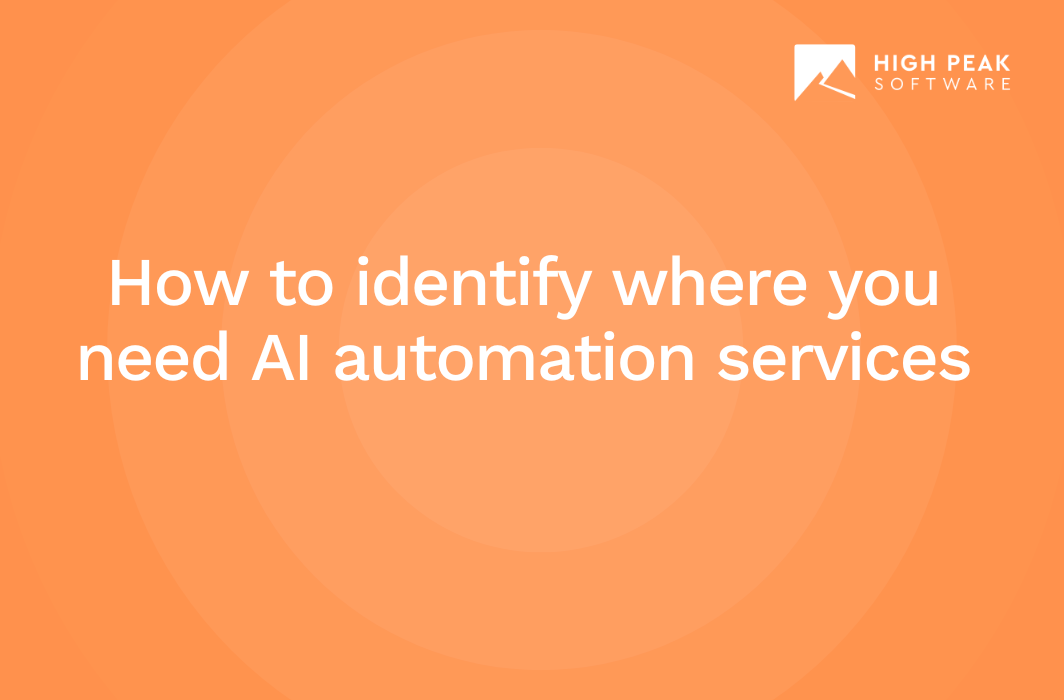 How to identify where you need AI automation services