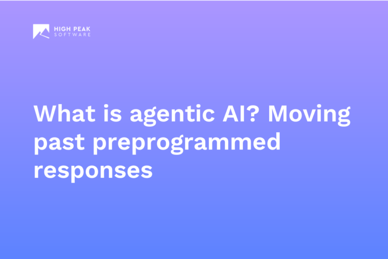 What is agentic AI Moving past preprogrammed responses