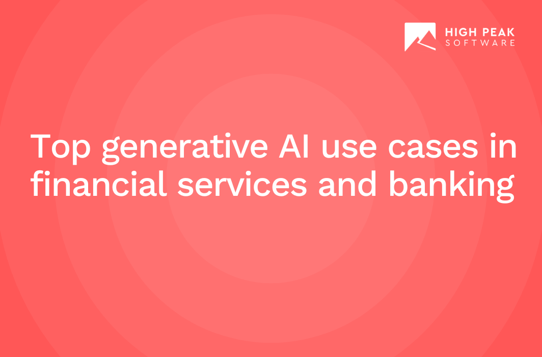 Top generative AI use cases in financial services and banking