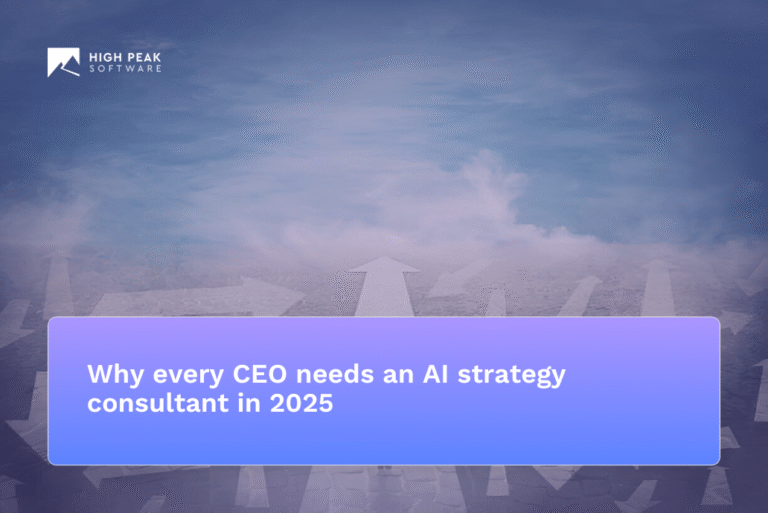 Why every CEO needs an AI strategy consultant in 2025