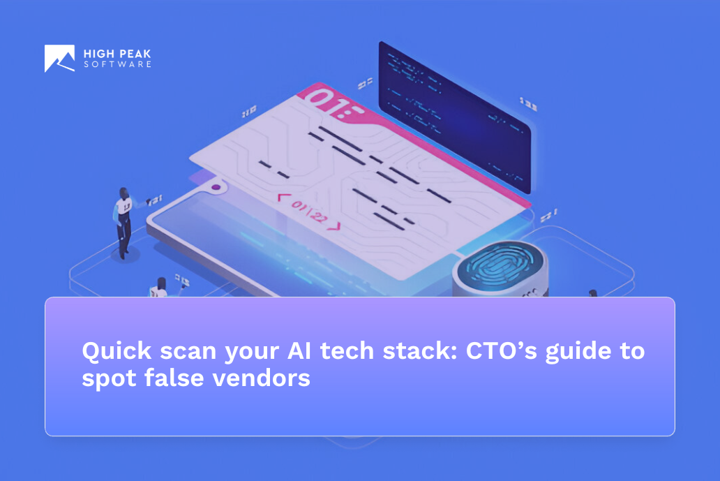 Quick scan your AI tech stack: CTO’s guide to spot false vendors
