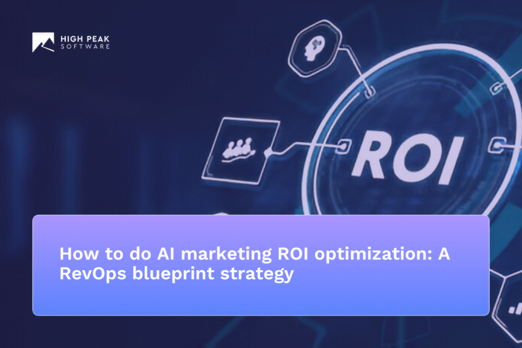 How to do AI marketing ROI optimization: A RevOps blueprint strategy ...