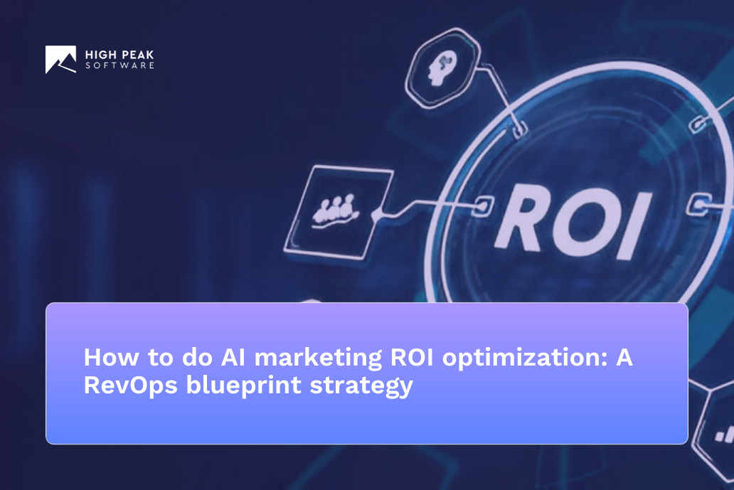 How to do AI marketing ROI optimization: A RevOps blueprint strategy