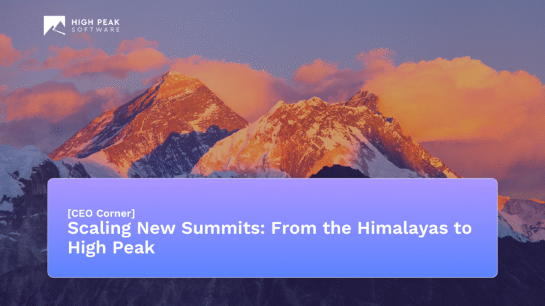 Scaling New Summits: From the Himalayas to High Peak