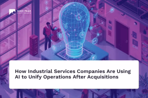 Industrial AI automation for post-acquisition operations — how AI unifies ERP, CMMS, and field-service systems across acquired industrial companies