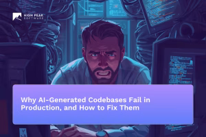 AI code quality framework showing why AI-generated codebases fail in production and how enterprise teams fix production failures
